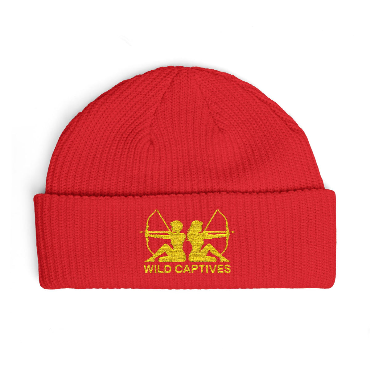 Fisherman Beanie: Embroidered Wild Captives Babes w/ Bows