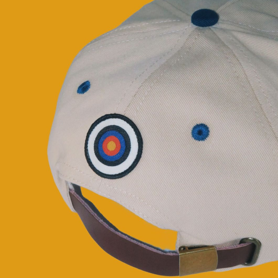 Khaki/Blue Archery Hat